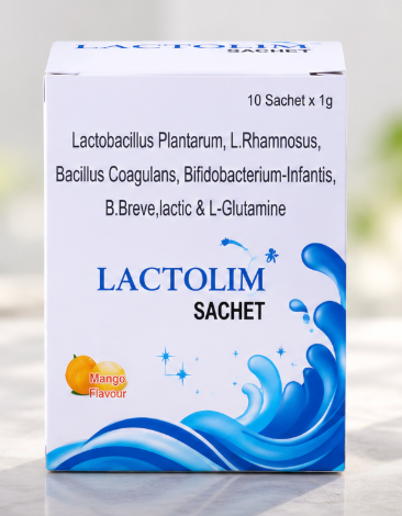 Lactolim Sachet - Multi-Strain Microencapsulated Probiotics & 250mg L-Glutamine Sachet by NSB Pharmaceutical
